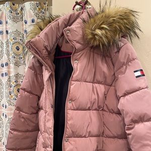 Tommy Hilfiger Pink Puffer Coat